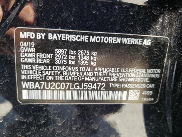 WBA7U2C07LGJ59472 BMW 750 Xi