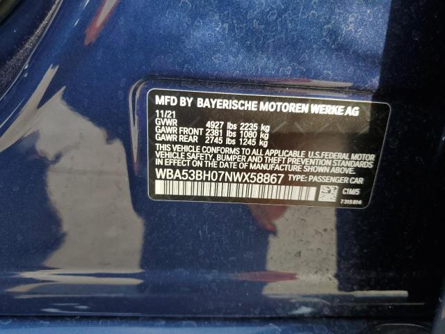 WBA53BH07NWX58867 BMW 530 I