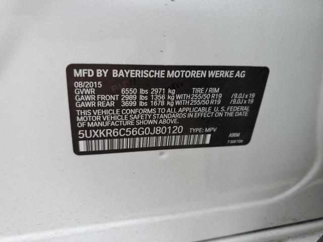 5UXKR6C56G0J80120 BMW X5 Xdrive50i