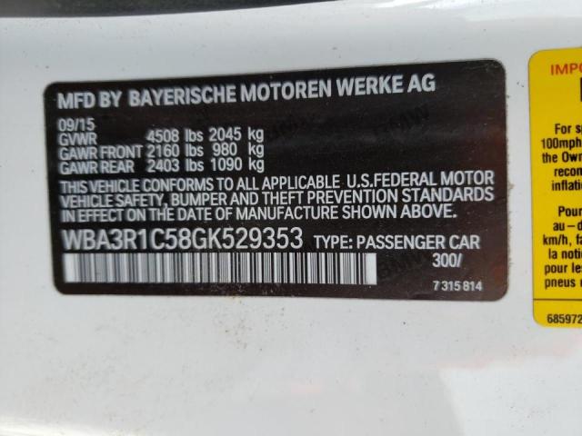 WBA3R1C58GK529353 BMW 435 I