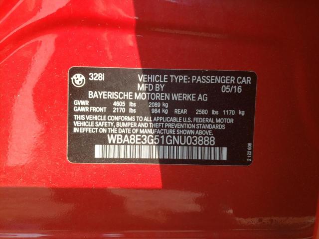WBA8E3G51GNU03888 BMW 328 Xi Sulev