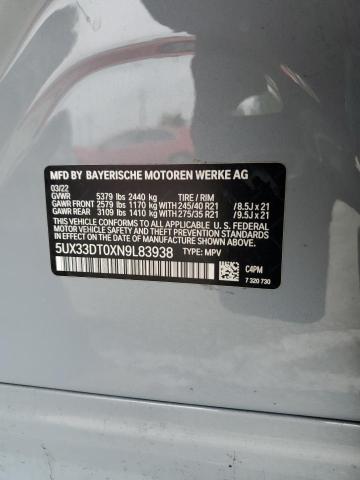 5UX33DT0XN9L83938 BMW X4 Xdrive30i