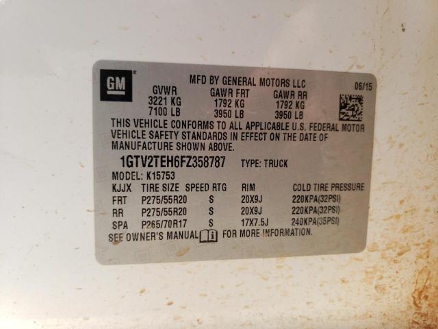 1GTV2TEH6FZ358787 GMC Sierra K1500