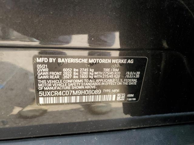 5UXCR4C07M9H08089 BMW X5 Sdrive 40i