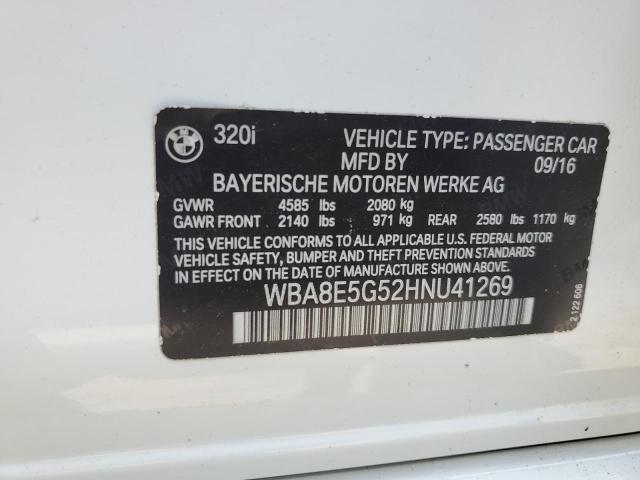 WBA8E5G52HNU41269 BMW 320 XI