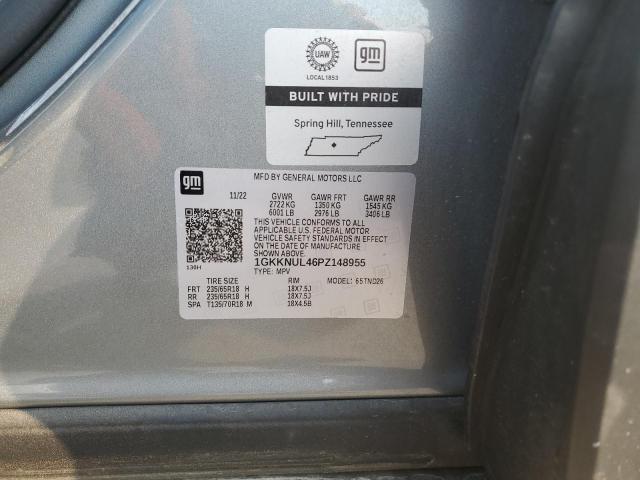 1GKKNUL46PZ148955 GMC ACADIA SLT