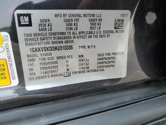 1GKKVSKD3HJ310336 GMC Acadia Limited Slt-2