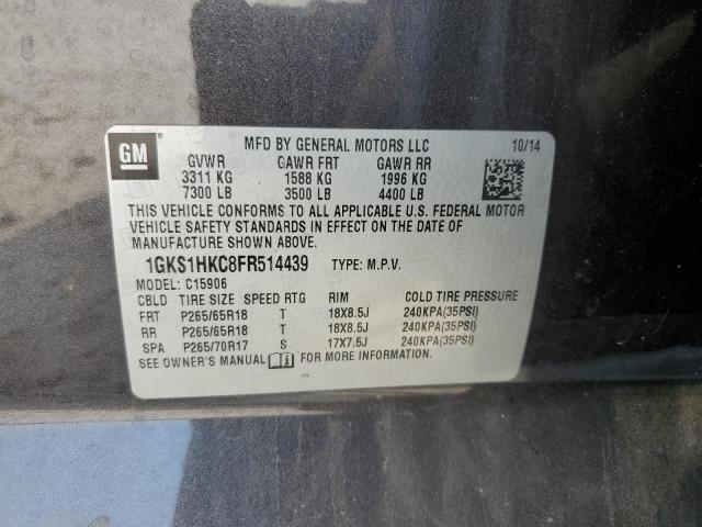 1GKS1HKC8FR514439 GMC Yukon Xl C1500 Slt