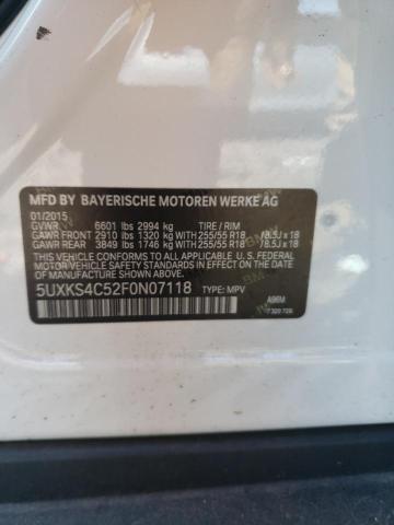 5UXKS4C52F0N07118 BMW X5 Xdrive35d