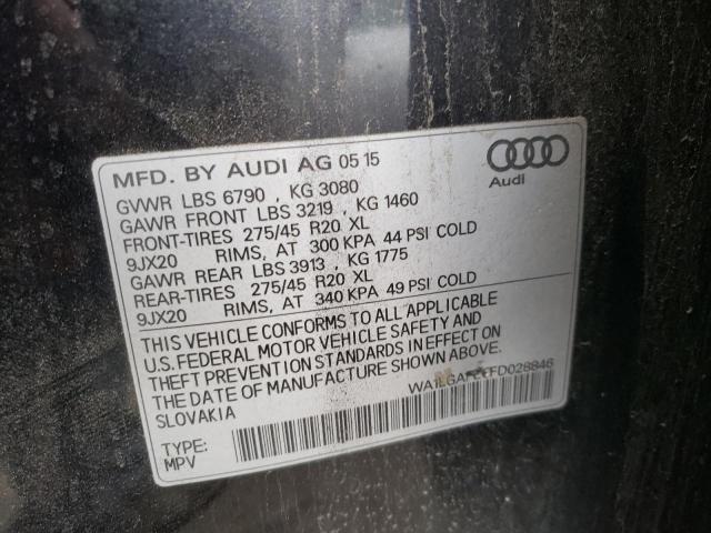 WA1LGAFE0FD028846 Audi Q7 Premium Plus