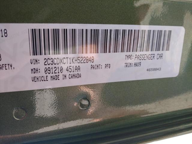 2C3CDXCT1KH522848 Dodge CHARGER R/T