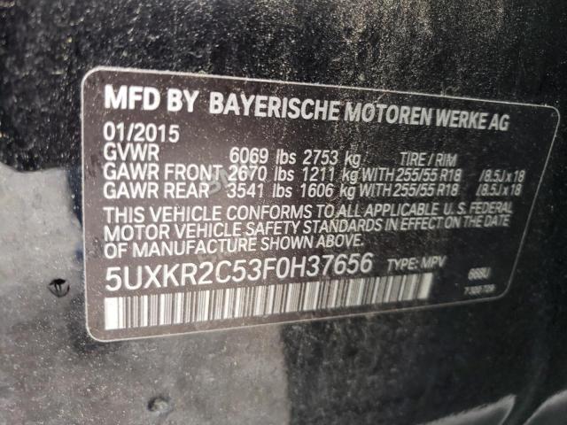 5UXKR2C53F0H37656 BMW X5 Sdrive35i