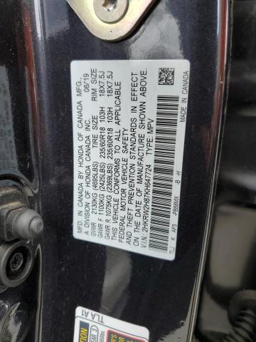 2HKRW2H87KH647724 Honda CR-V EXL