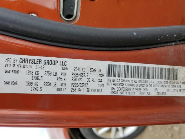 3C4PDDBG1ET173539 Dodge Journey Sxt