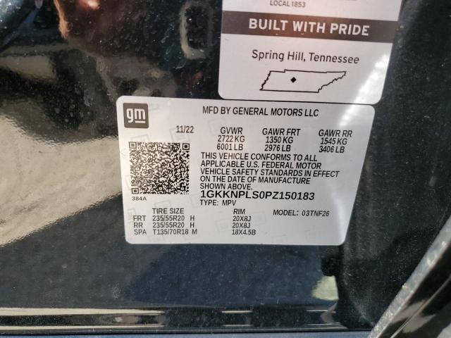 1GKKNPLS0PZ150183 GMC Acadia Denali