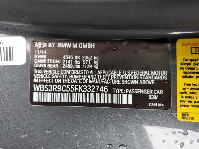 WBS3R9C55FK332746 BMW M4