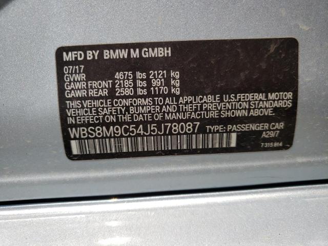 WBS8M9C54J5J78087 BMW M3