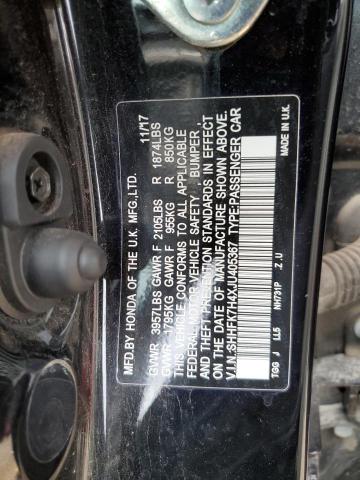 SHHFK7H4XJU405367 Honda Civic Sport