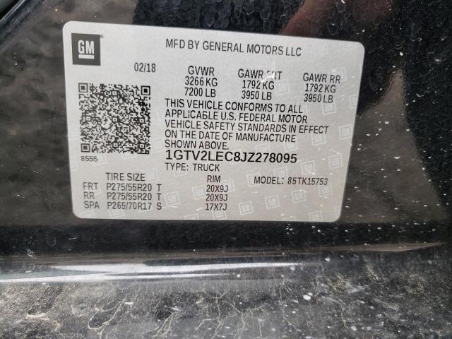 1GTV2LEC8JZ278095 GMC Sierra K1500