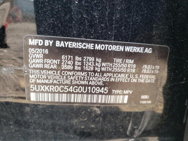 5UXKR0C54G0U10945 BMW X5 Xdrive35i