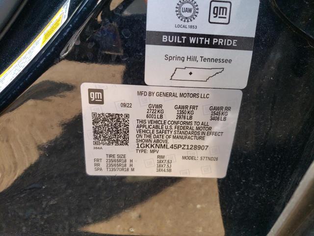 1GKKNML45PZ128907 GMC ACADIA SLT