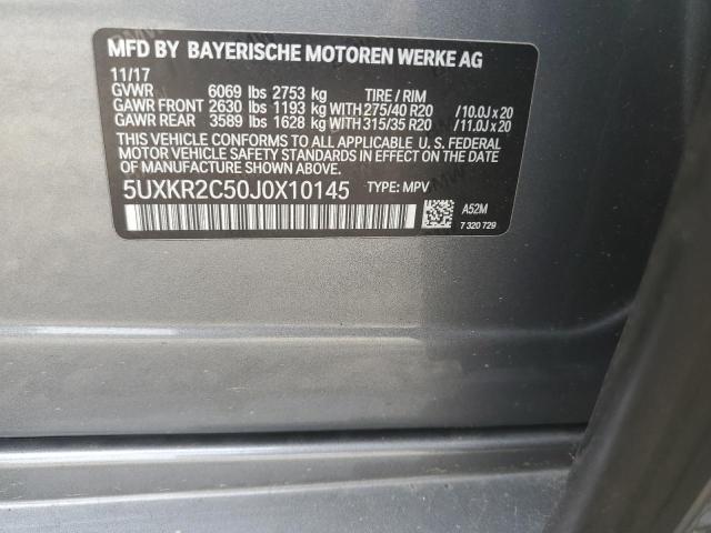 5UXKR2C50J0X10145 BMW X5 Sdrive35i