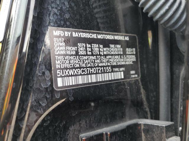 5UXWX9C37H0T21155 BMW X3 Xdrive28i