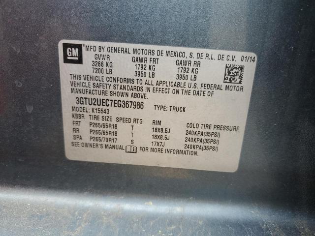 3GTU2UEC7EG367986 GMC Sierra K1500 Sle