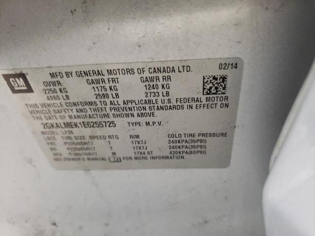 2GKALMEK1E6255725 GMC Terrain Sle