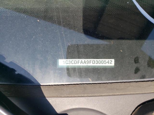 1C3CDFAA9FD300542 Dodge DART SE