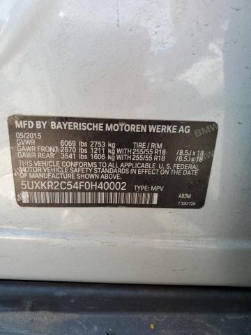 5UXKR2C54F0H40002 BMW X5 Sdrive35i