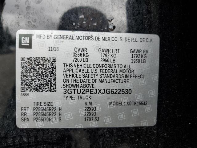 3GTU2PEJXJG622530 GMC Sierra K1500 Denali