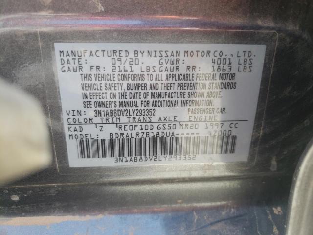 3N1AB8DV2LY293352 Nissan SENTRA SR