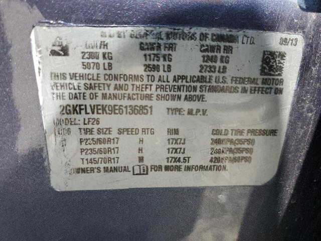 2GKFLVEK9E6136851 GMC Terrain Sle