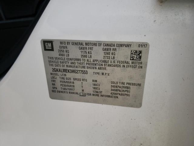 2GKALMEK3H6277553 GMC Terrain Sle