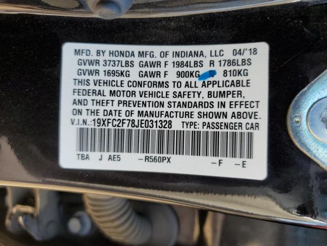 19XFC2F78JE031328 Honda CIVIC EX