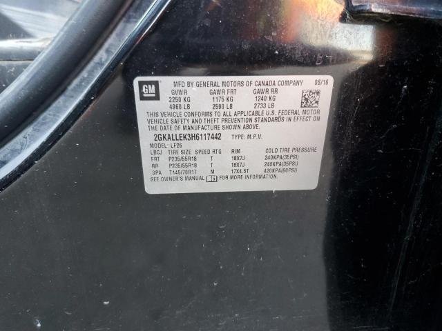 2GKALLEK3H6117442 GMC TERRAIN SL