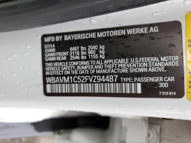 WBAVM1C52FVZ94487 BMW X1 Sdrive28i