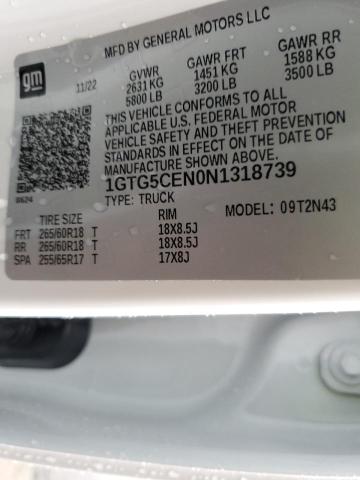 1GTG5CEN0N1318739 GMC Canyon Elevation