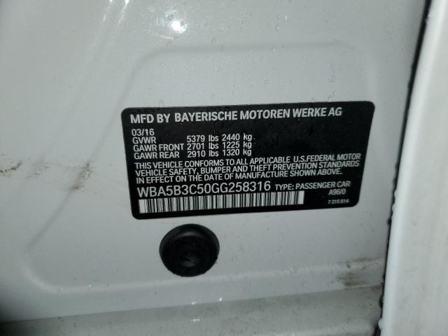 WBA5B3C50GG258316 BMW 535 XI