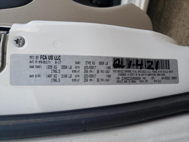 2C4RDGCG2HR800264 Dodge Grand Caravan Sxt