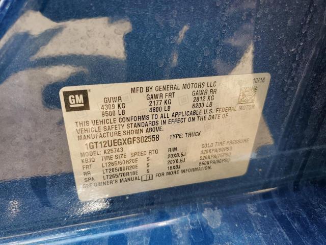 1GT12UEGXGF302558 GMC Sierra K2500 Denali