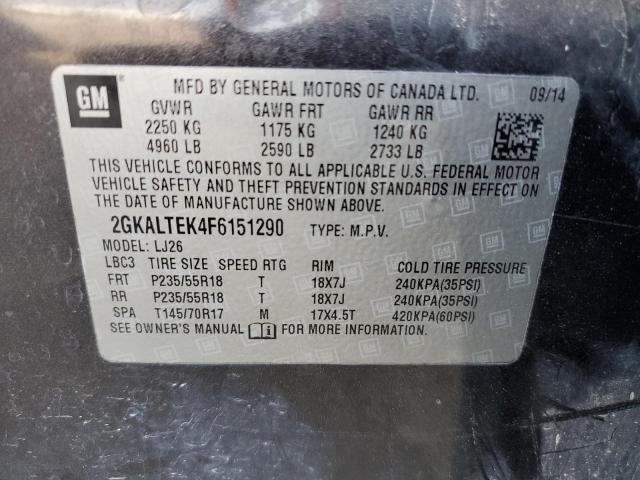 2GKALTEK4F6151290 GMC Terrain Slt
