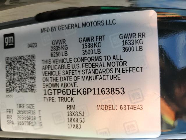 1GTP6DEK6P1163853 GMC Canyon At4