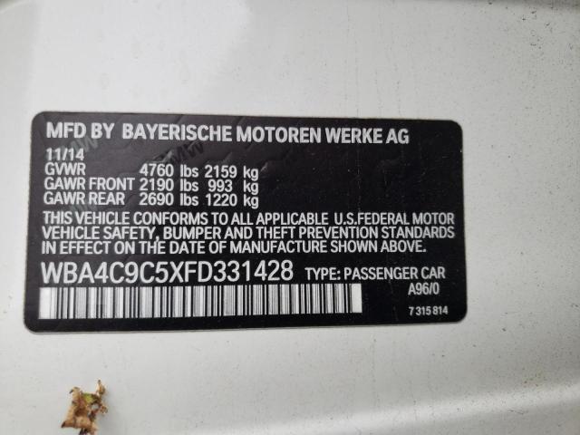 WBA4C9C5XFD331428 BMW 428 Xi Gran Coupe Sulev