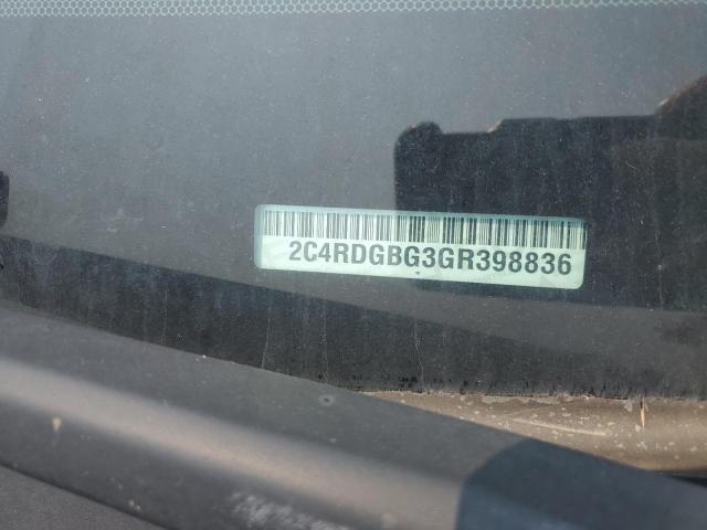 2C4RDGBG3GR398836 Dodge Grand Caravan Se