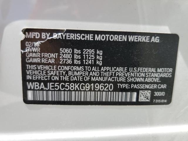 WBAJE5C58KG919620 BMW 540 I