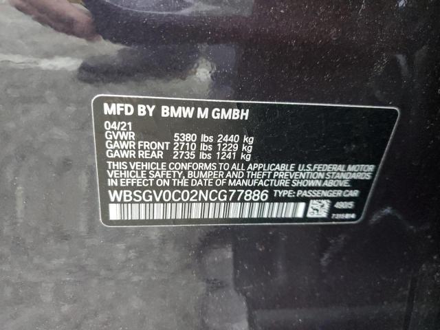 WBSGV0C02NCG77886 BMW M8
