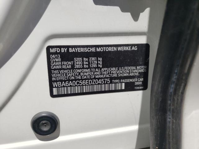 WBA6A0C56EDZ04575 BMW 640 I Gran Coupe