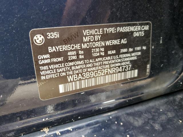 WBA3B9G52FNR94737 BMW 335 XI